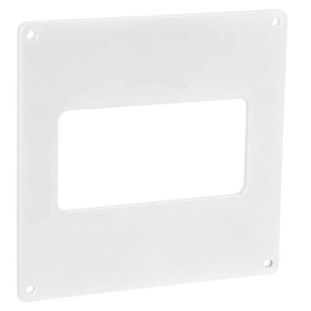 Placa de montaj PVC pentru conducte rectangulare 110x55 mm