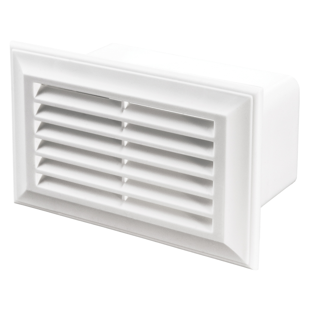Grilă de ventilație din PVC la tubulatură rectangulară 204x60 mm