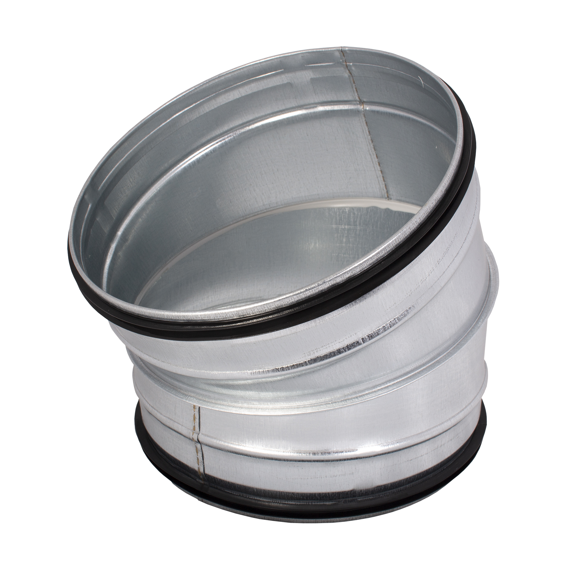 Cot metalic circular 30° cu cauciuc de etanșare Ø 355 mm