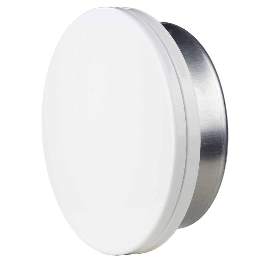 Anemostat de refulare cu flanșă de montare Ø 125 mm, alb