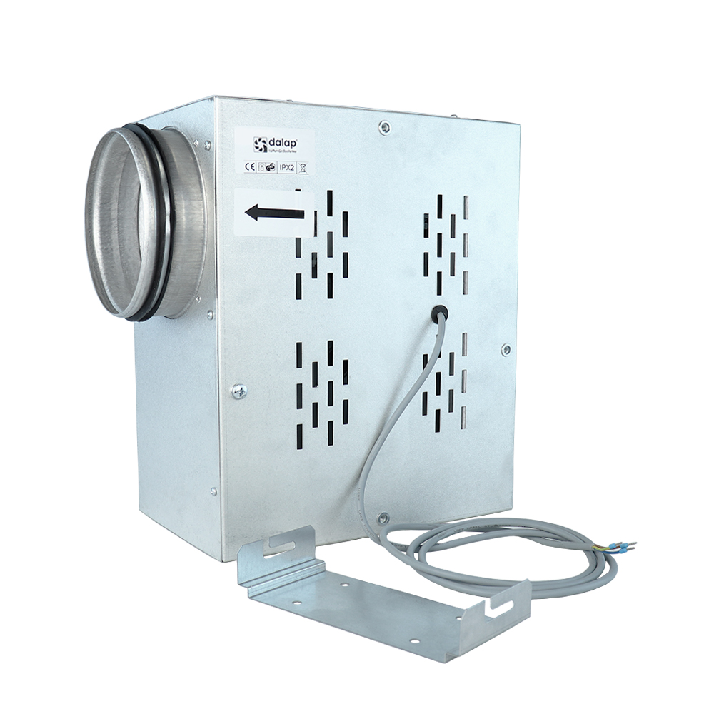 Ventilator de tubulatură silențios cu izolație fonică radial Ø 125 mm