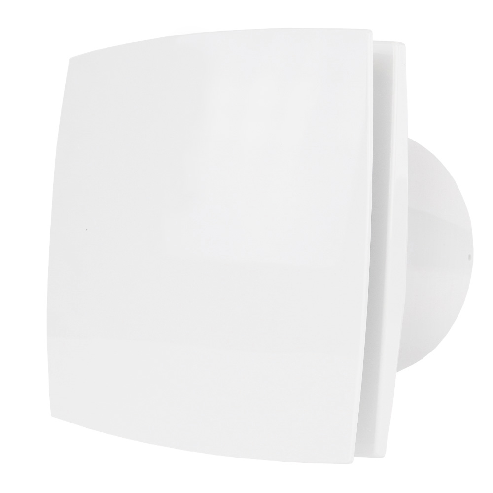 Ventilator de baie cu panou frontal, comutator de timp și senzor de umiditate Ø 150 mm, economic și silențios