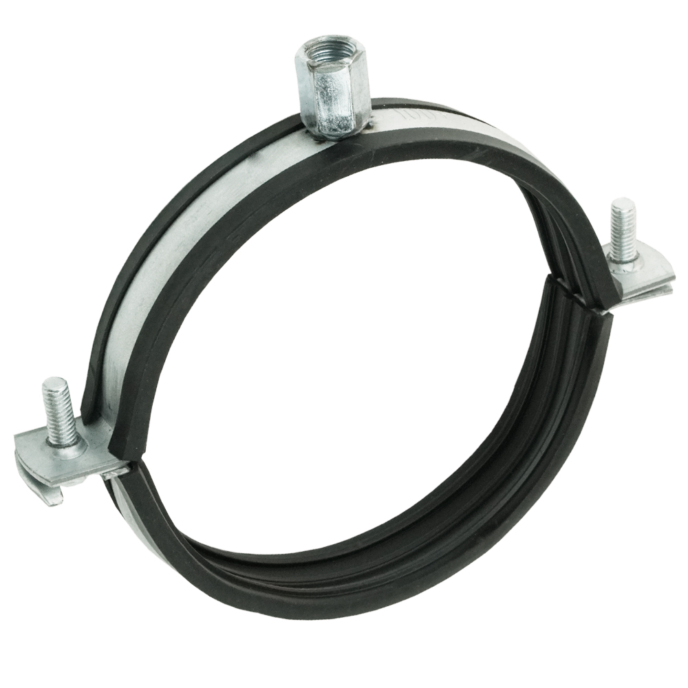 Colier cu protecție cauciuc pentru conductă Ø 80 mm