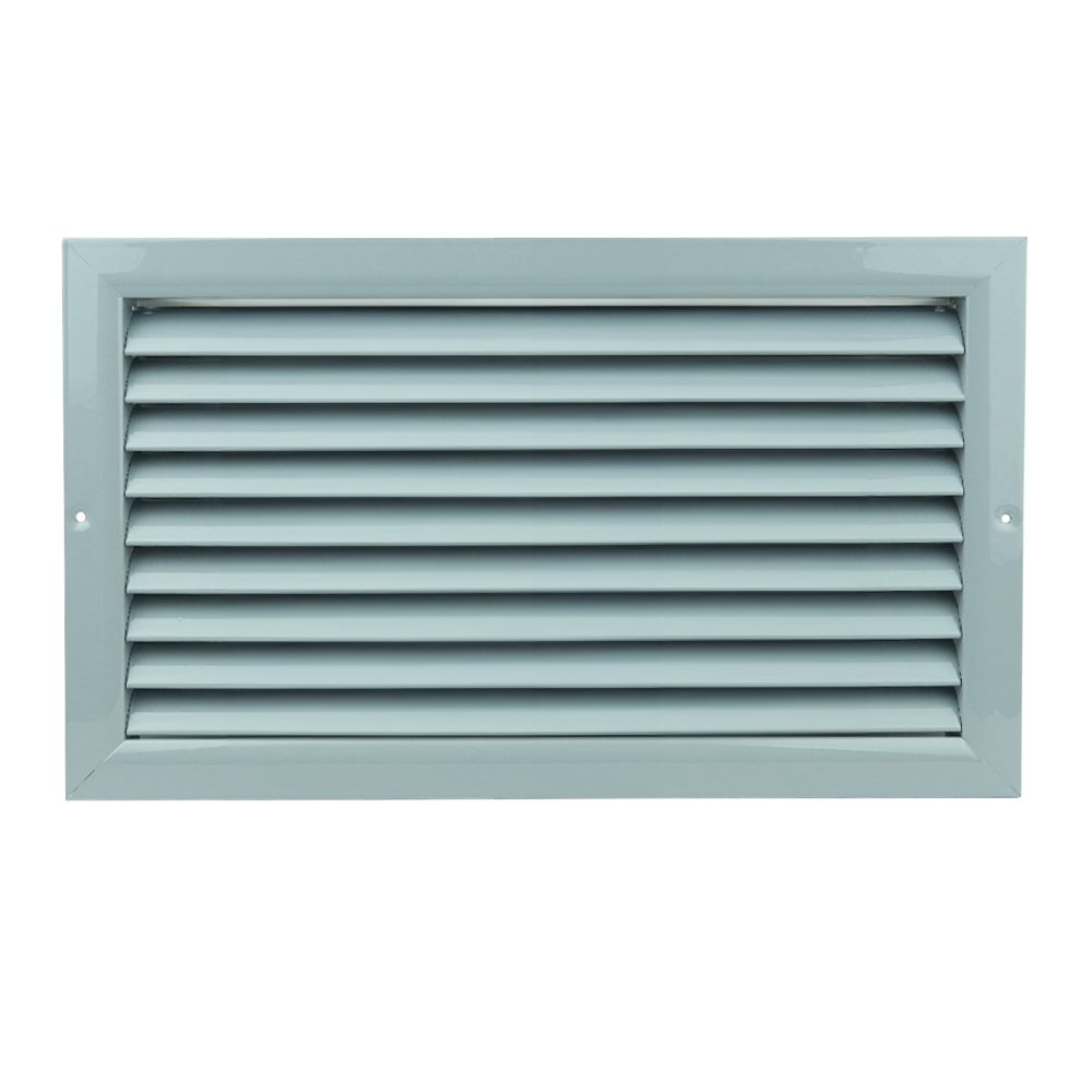 Grilă de ventilație din aluminiu extrudat de înaltă calitate 250x200 mm, gri