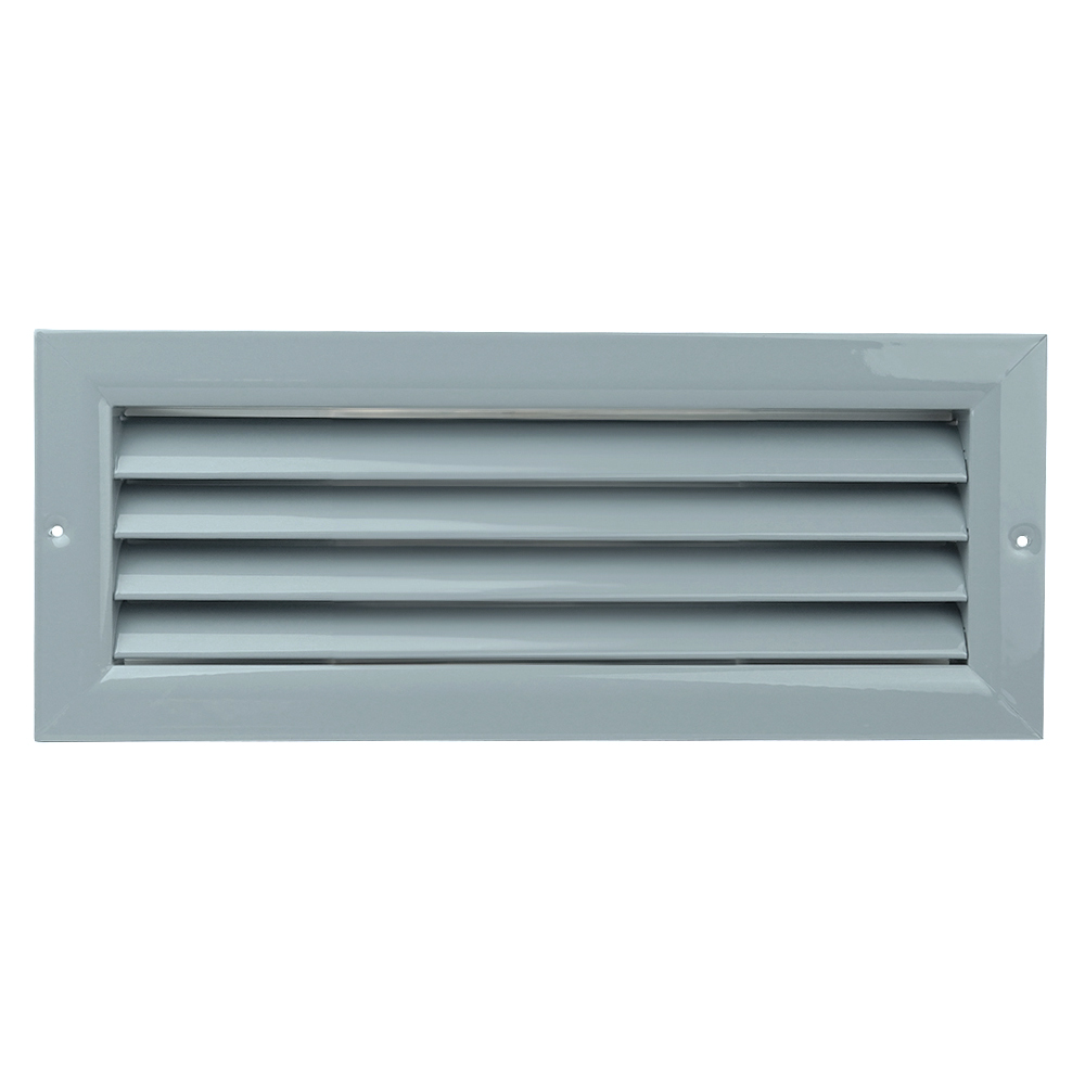 Grilă de ventilație din aluminiu extrudat de înaltă calitate 300x100 mm, gri