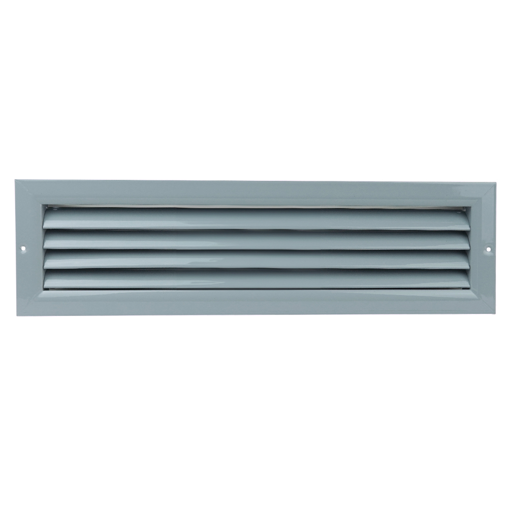 Grilă de ventilație din aluminiu extrudat de înaltă calitate 450x100 mm, gri