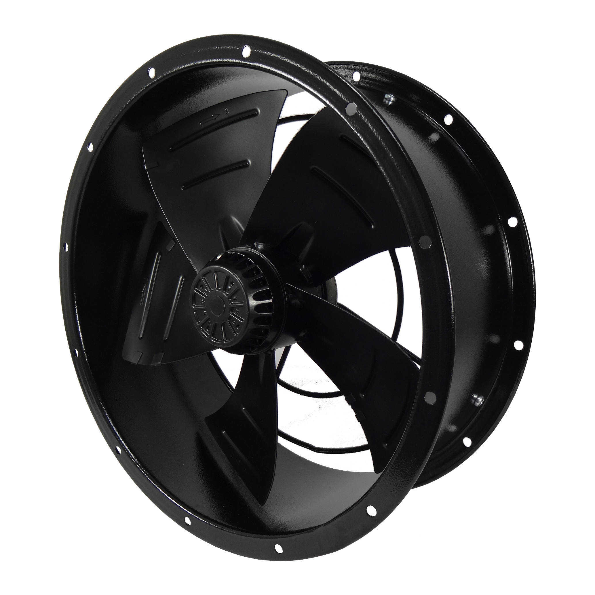 Ventilator de tubulatură metalic cu flanșă Ø 412 mm