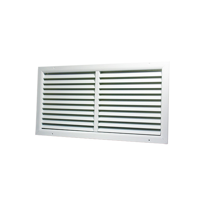 Grilă de ventilație din aluminiu extrudat de înaltă calitate cu armare 600x300 mm, albă