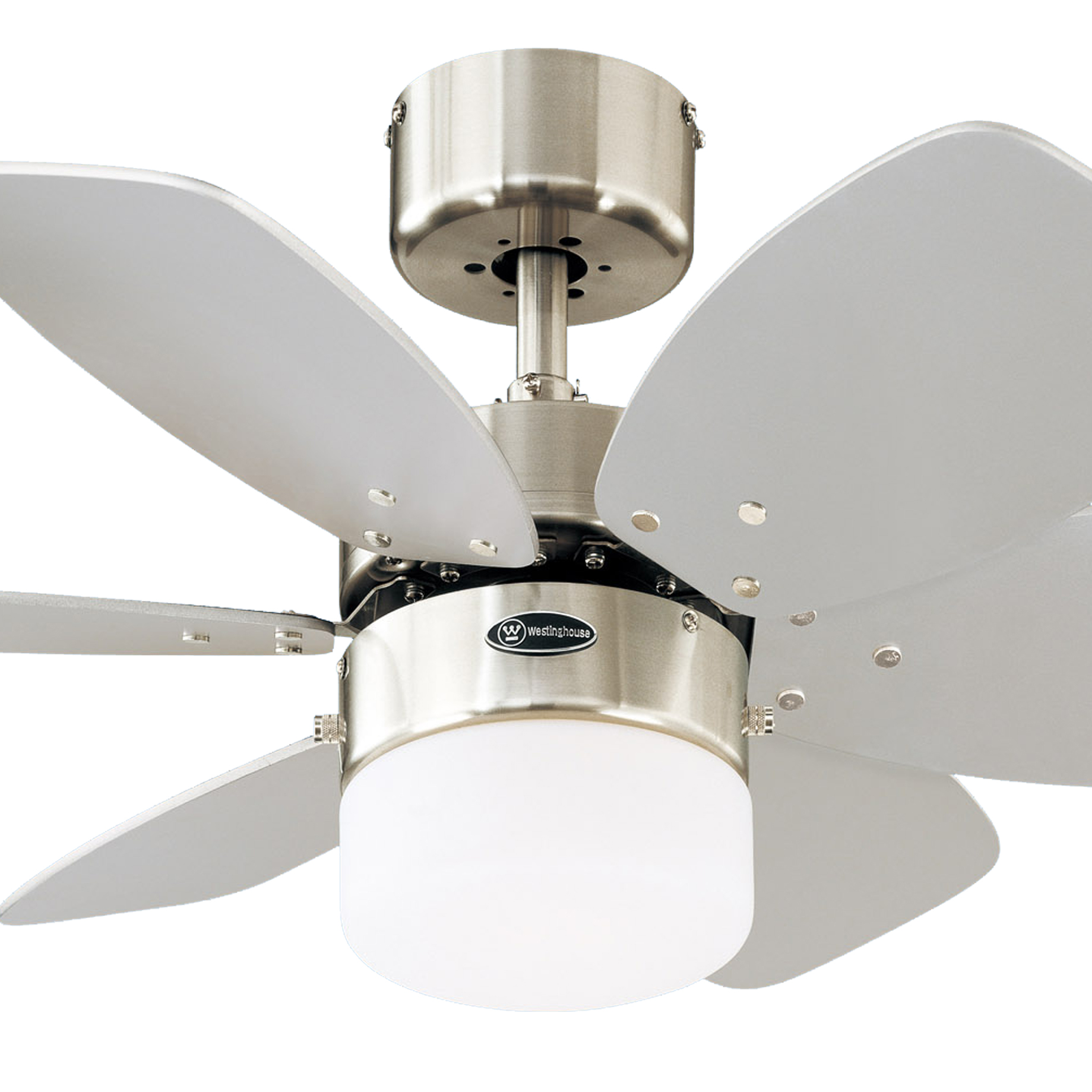 Ventilator de tavan cu lumină și control lanț Westinghouse Flora Royale 78788, Ø 76 cm