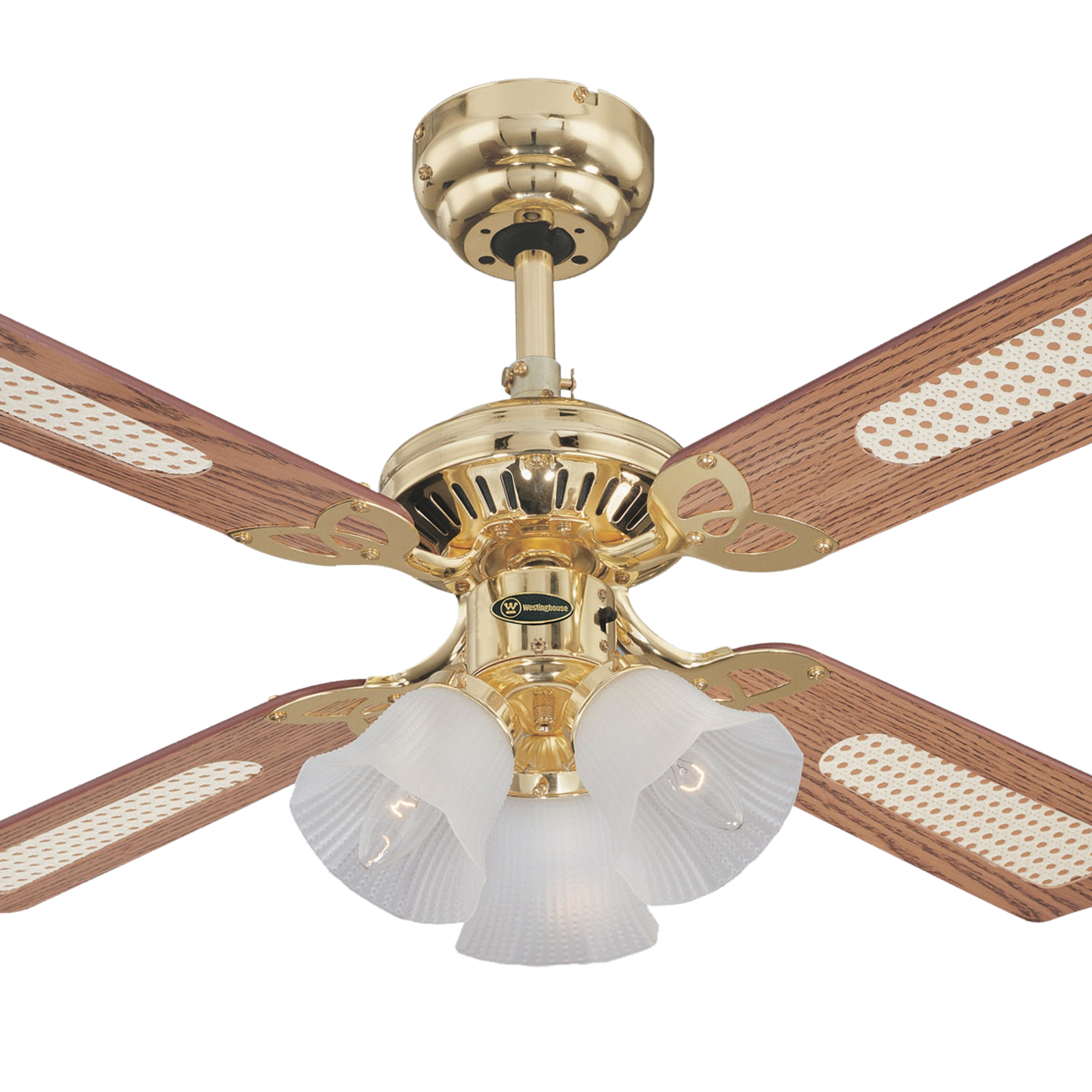 Ventilator de tavan cu lumină și control lanț Westinghouse Princess Trio 78199, Ø 105 cm